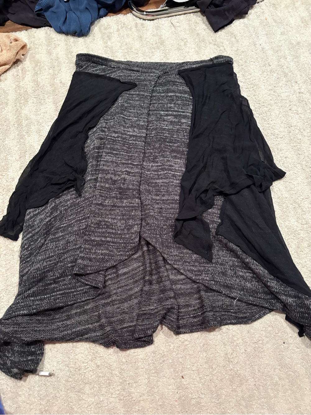 Free people asymmetrical skirt